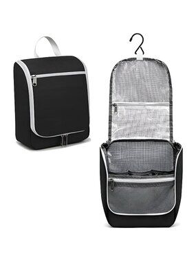 Water Repellent Polyester Hanging Toiletry Bag for Travel